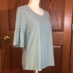 W5  Striped Blouse